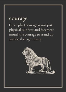 Courage Stoic Virtue