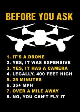Drone Before You Ask