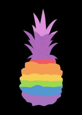 Rainbow Pineapple